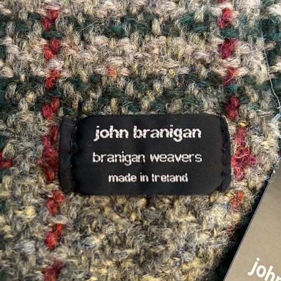 ☘️☘️John Branigan Weavers Irish Scarf ☘️☘️NWT - Picture 3 of 8